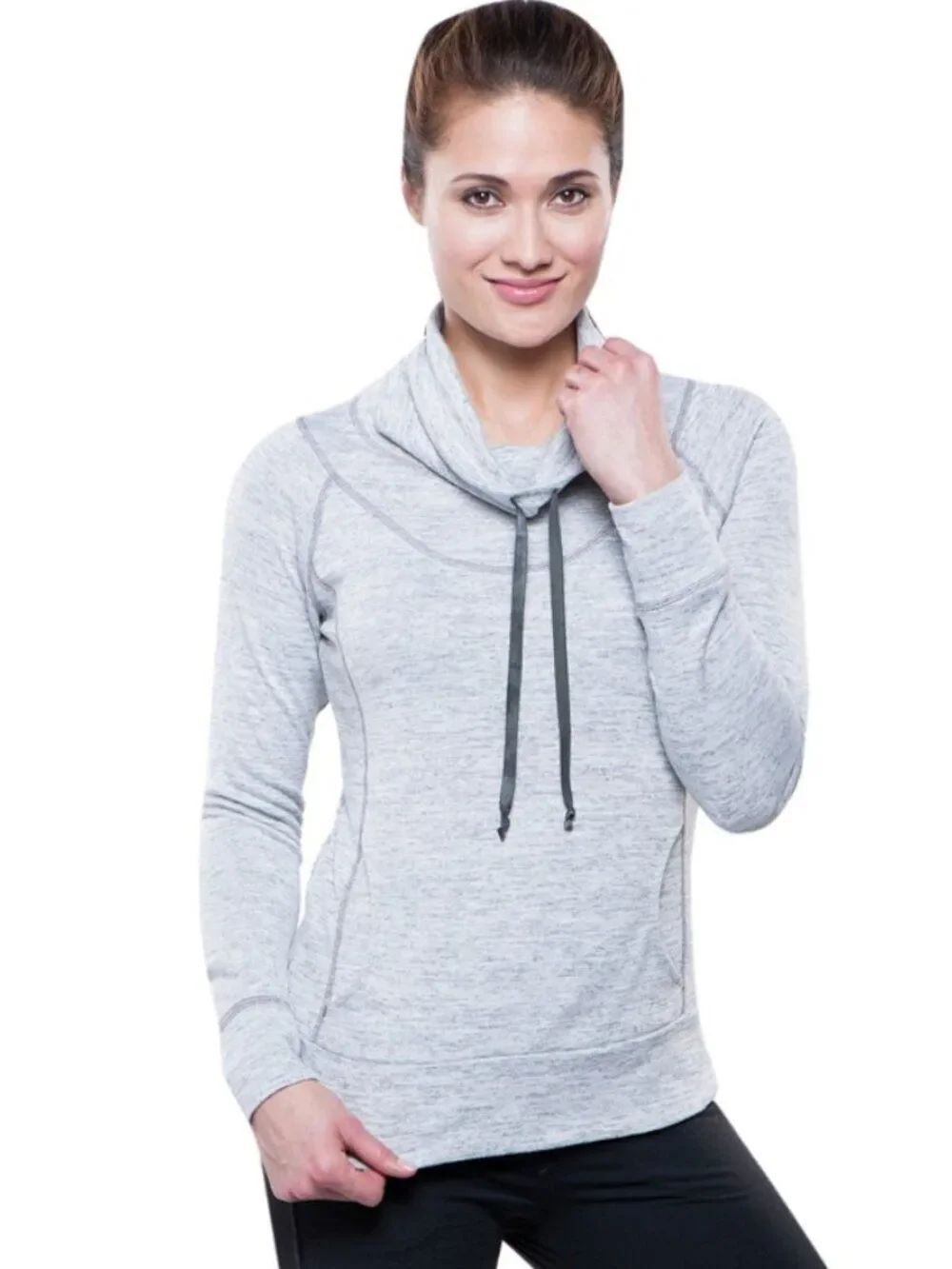 Like New! Kuhl Women's Lea™ Pullover Long Sleeve Heather Gray Size M
